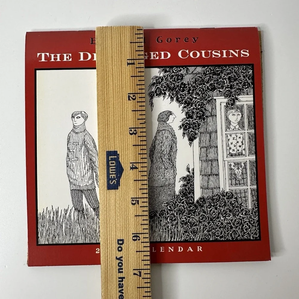 Edward Gorey Deranged Cousins 2003 Small Wall Calendar Gothic Art Illustrated